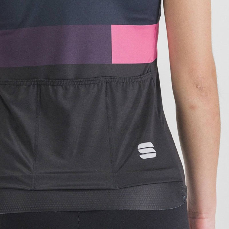 Sportful Top Donna Snap Black/Galaxy Blu