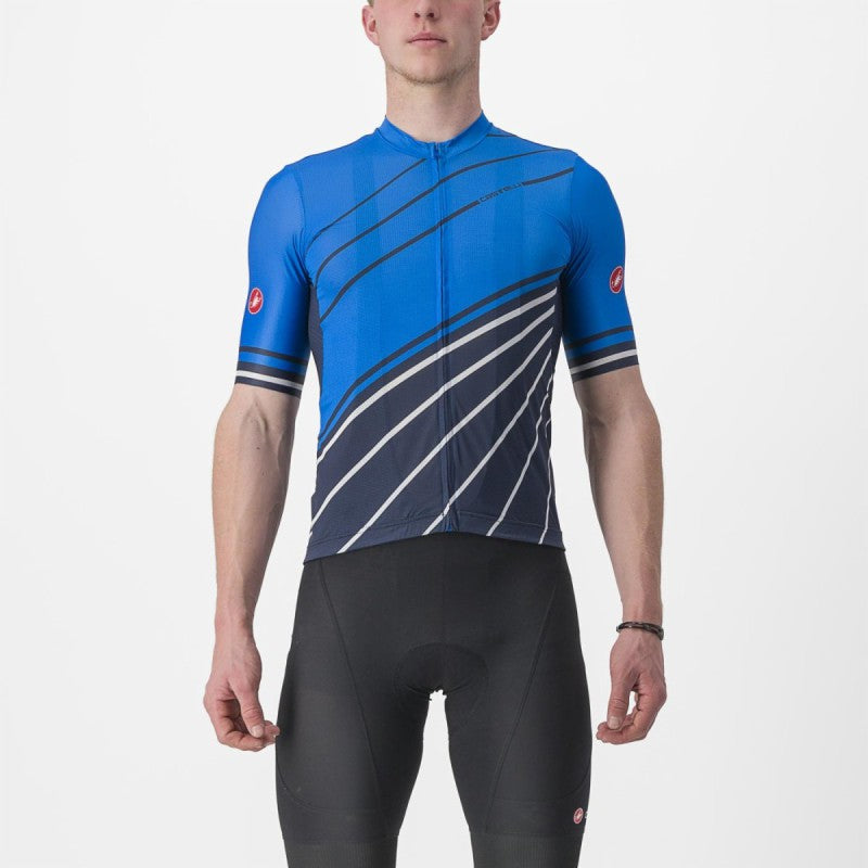Castelli Maglia Speed Strada Drive Blu