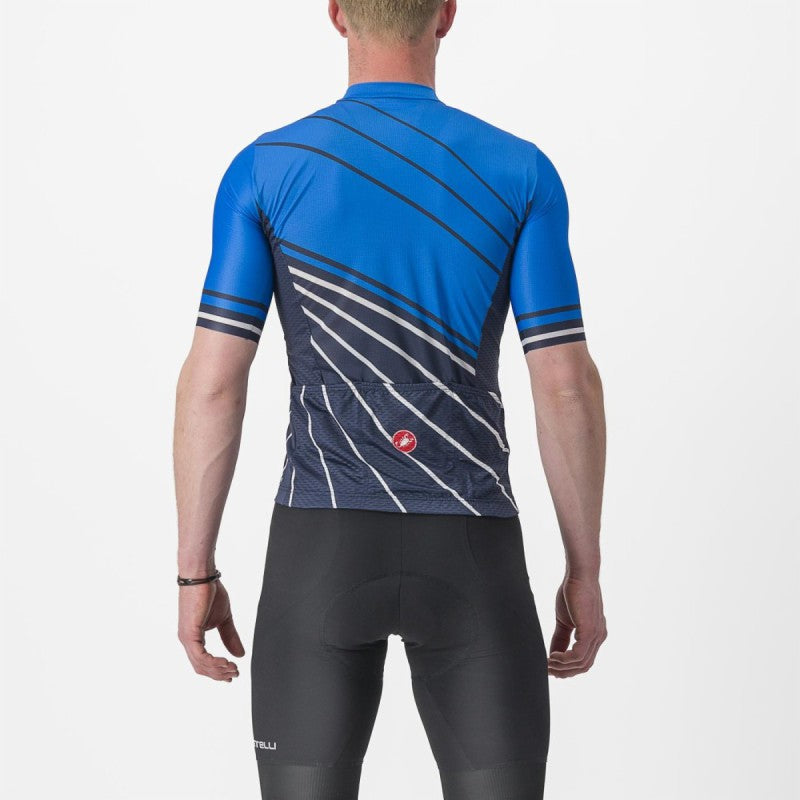 Castelli Maglia Speed Strada Drive Blu