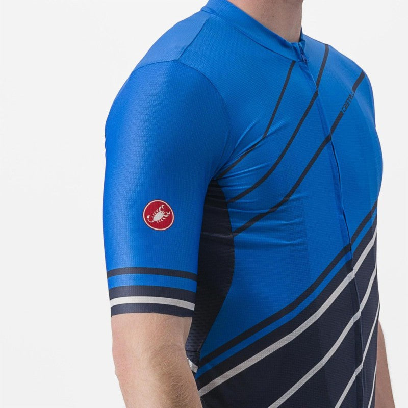 Castelli Maglia Speed Strada Drive Blu