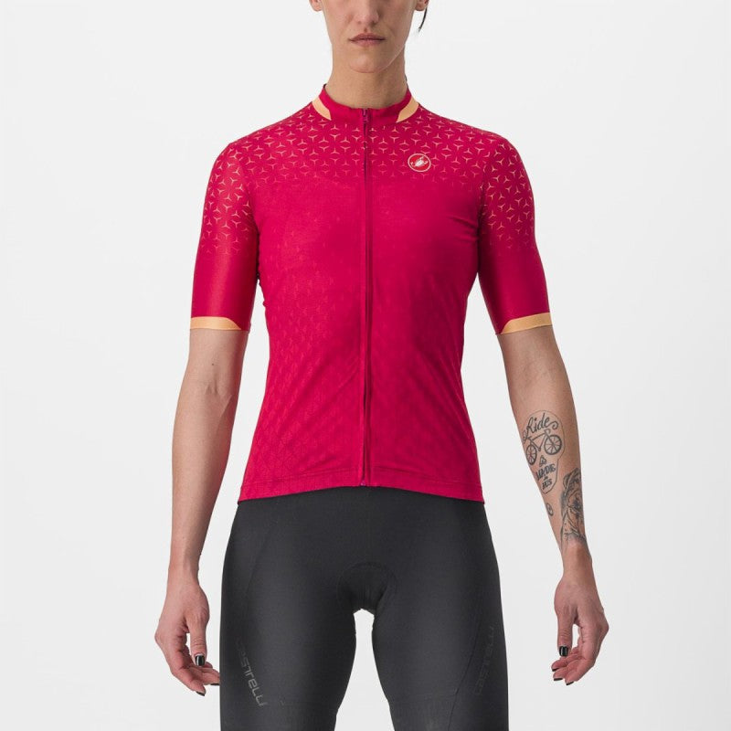 Castelli Maglia Donna Pezzi Persian Red