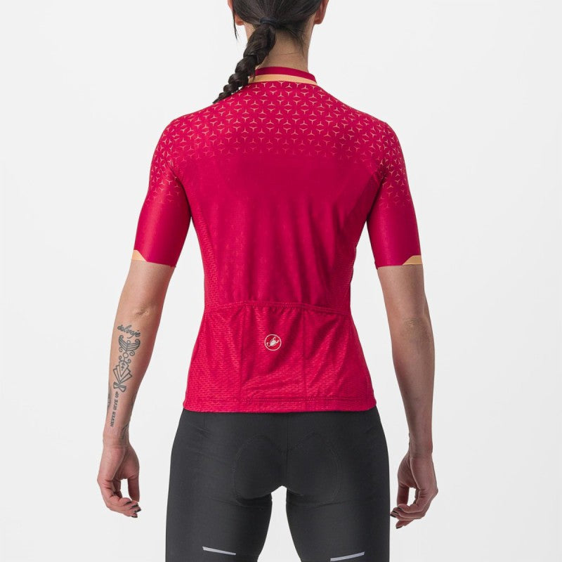Castelli Maglia Donna Pezzi Persian Red
