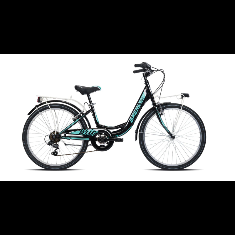 Brera Bici Brio Love 24" 6V Nero/Tiffany