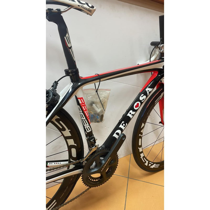 De Rosa Bici R838 - Shimano Ultegra 6800 11v - Easton Ec90 Aero - Seminuova