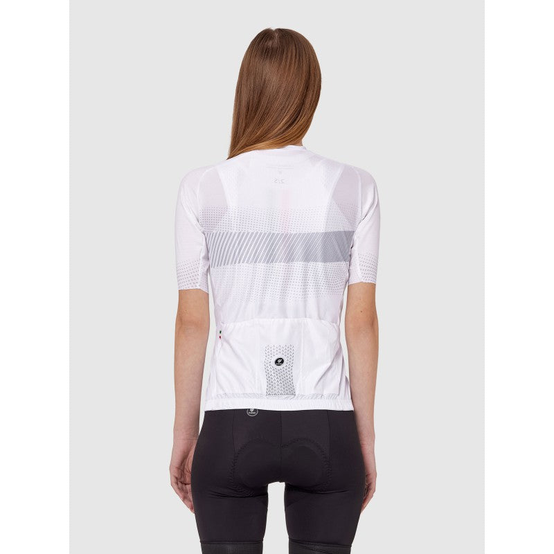 Pissei Maglia Manica Corta Donna Preludio Bianco