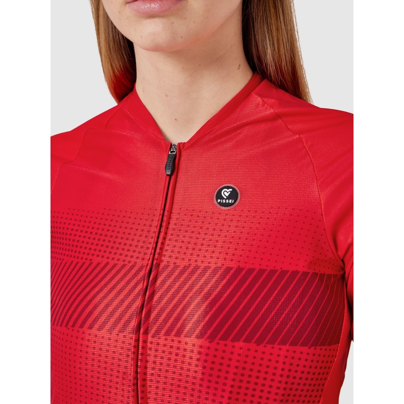 Pissei Maglia Manica Corta Donna Preludio Rosso