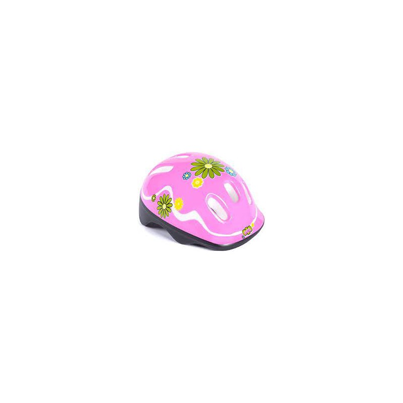 Htp Casco Bambina Fiori Rosa