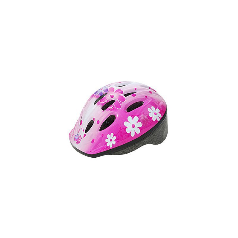 PDR Casco Bambina Fucsia Flower