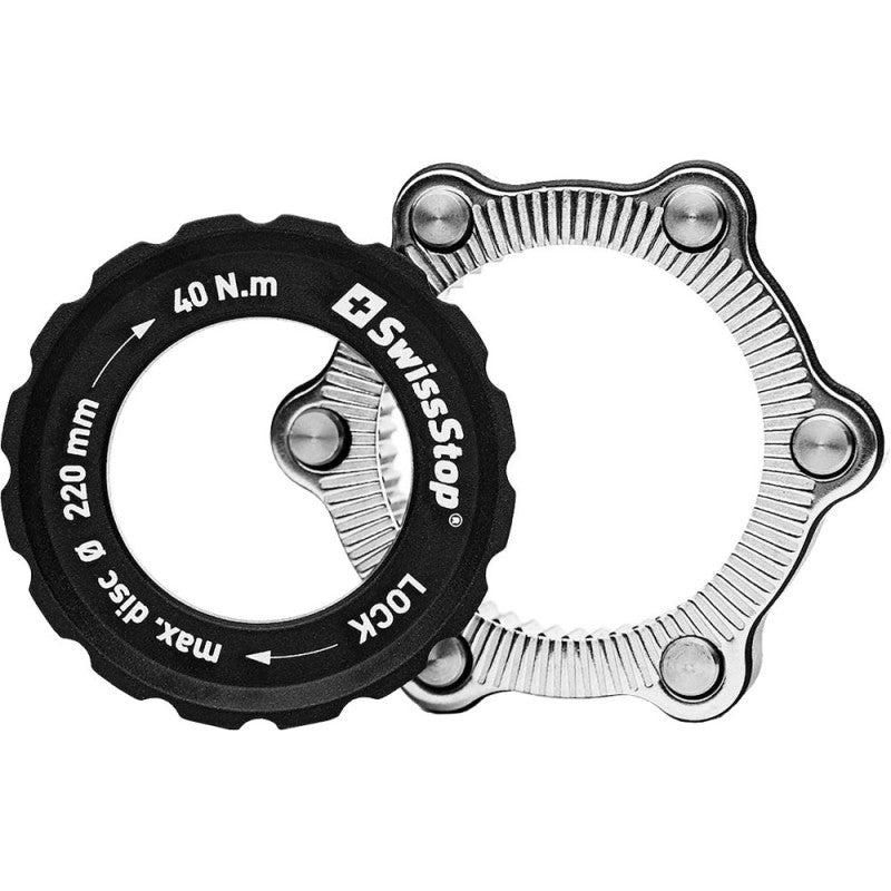 SwissStop Adattatore Dischi da Centrelock a 6 Fori