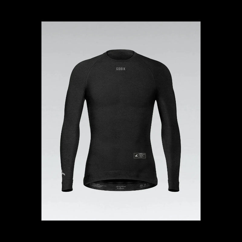 Gobik Maglietta Intima Manica Lunga Winter Merino Coal