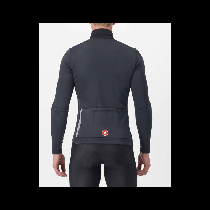 Castelli Maglia Invernale Entrata Thermal Nero/Rosso