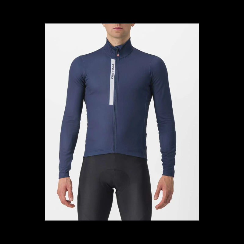 Castelli Maglia Invernale Entrata Thermal Blu/Grigio