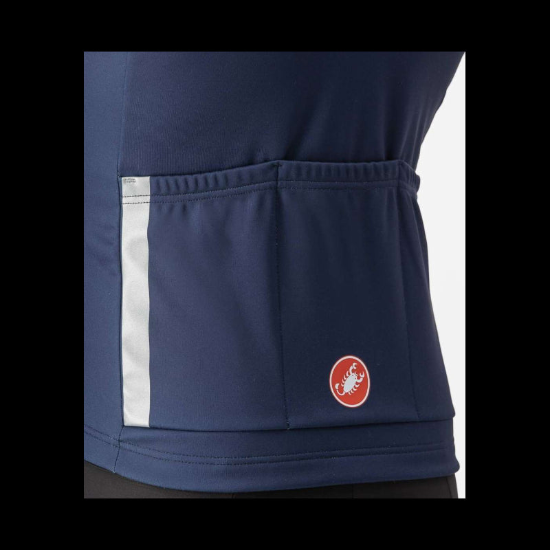Castelli Maglia Invernale Entrata Thermal Blu/Grigio