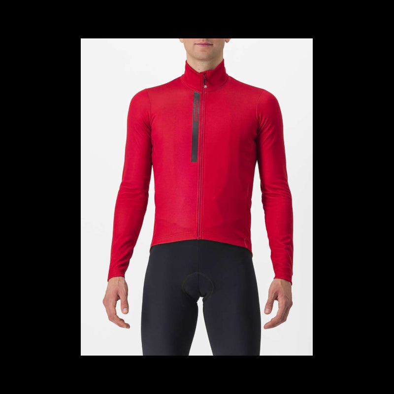 Castelli Maglia Invernale Entrata Thermal Rosso/Grigio