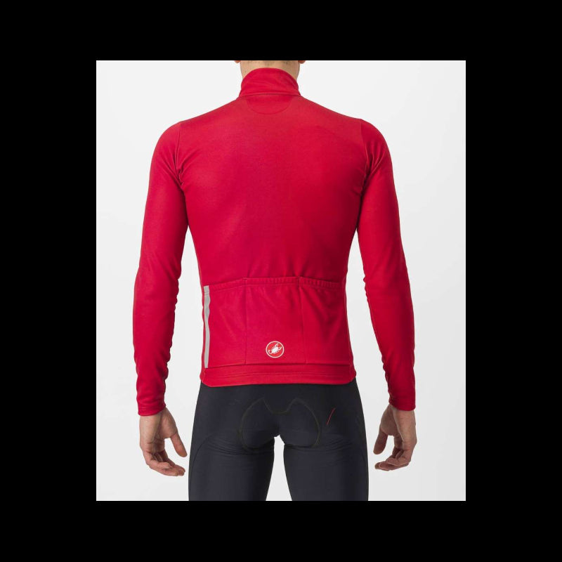 Castelli Maglia Invernale Entrata Thermal Rosso/Grigio