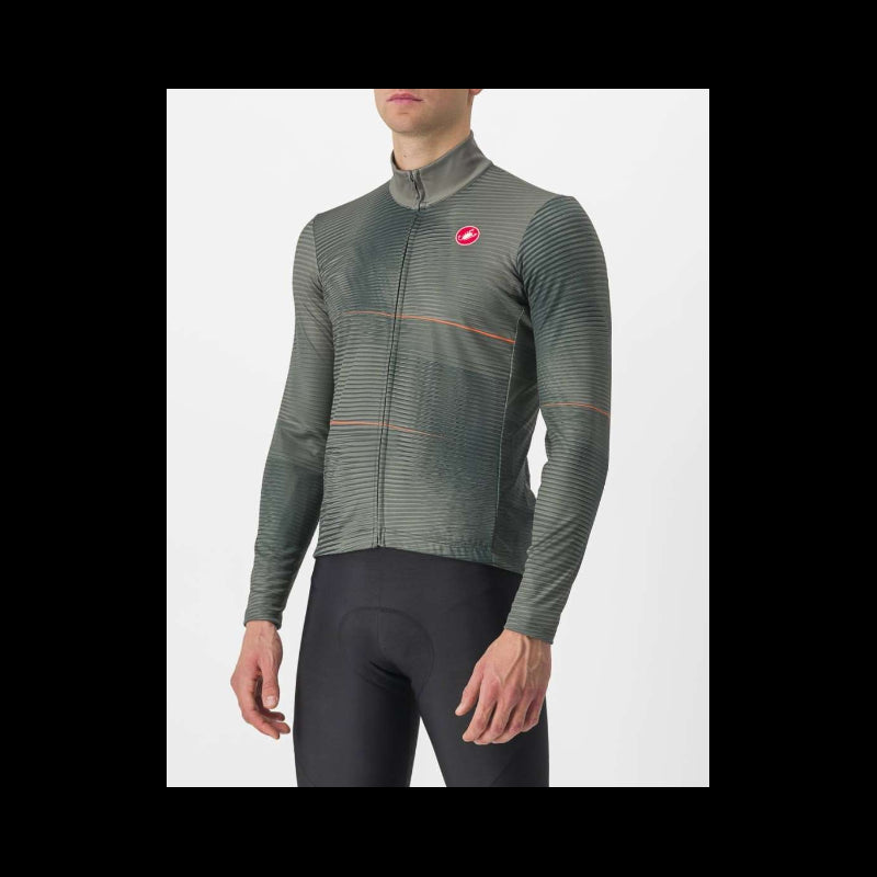 Castelli Maglia Invernale Raffica Verde