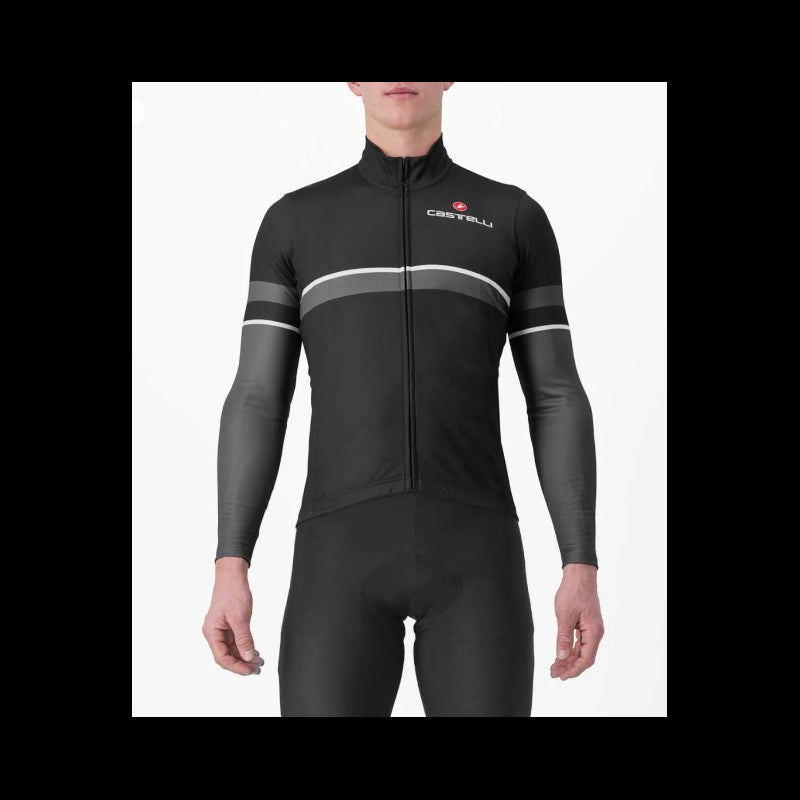 Castelli Maglia Invernale Retta LS Nero/Grigio