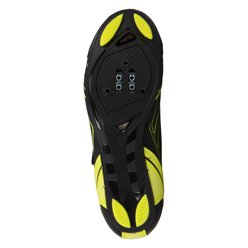 Barbieri PNK Scarpe Strada Nero/Giallo Fluo