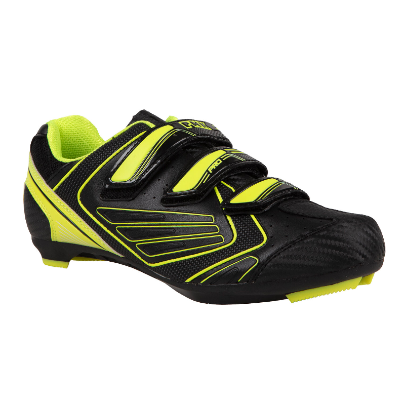 Barbieri PNK Scarpe Strada Nero/Giallo Fluo