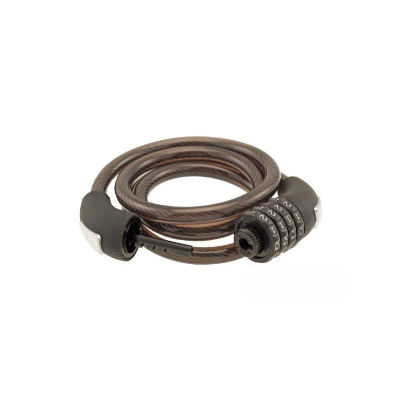 Wag Lucchetto Cavo Spirale Digital Ø 12 - 1000mm Black