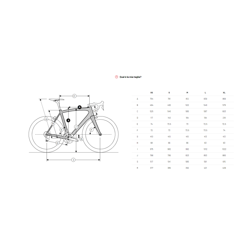 Ridley Bici Fenix Slic - Shimano 105 7170 - Shimano RS 171