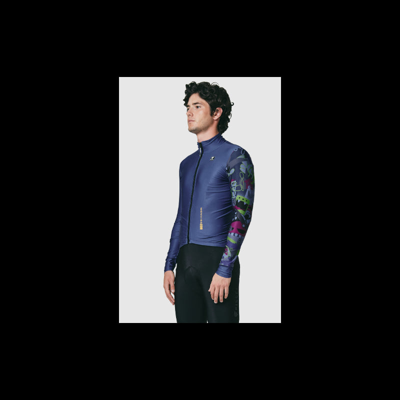 Pissei Maglia Manica Lunga Monviso Azzurro Cartoon