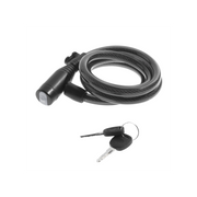 Wag Lucchetto Cavo Spirale 6x800mm Nero