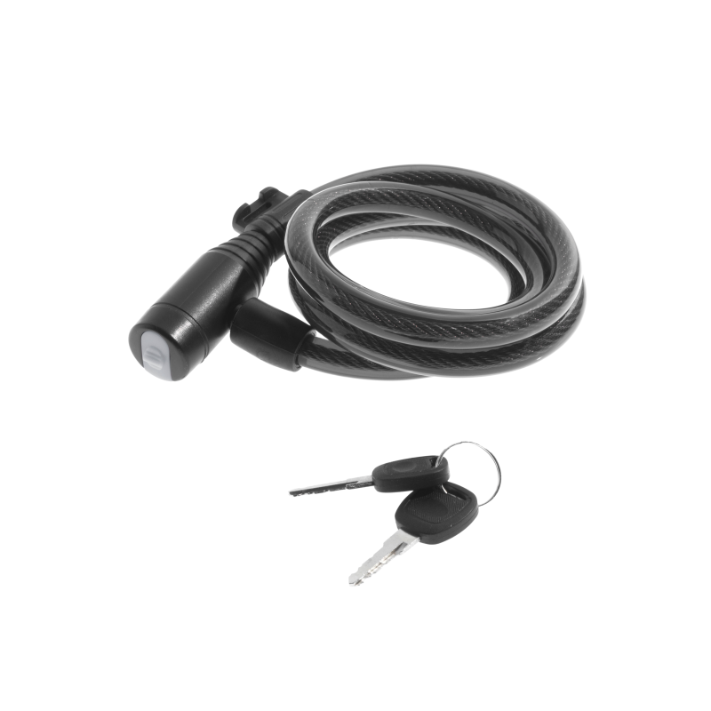 Wag Lucchetto Cavo Spirale 6x800mm Nero