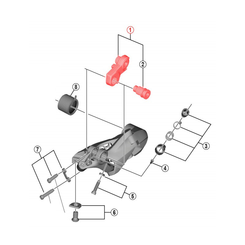 Shimano Forcellino Cambio Posteriore Ultegra RD-R8000