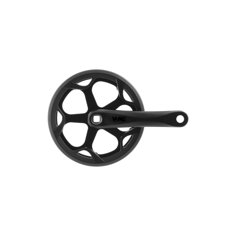 Wag Guarnitura Fat Bike 46D / 165mm Alluminio Black