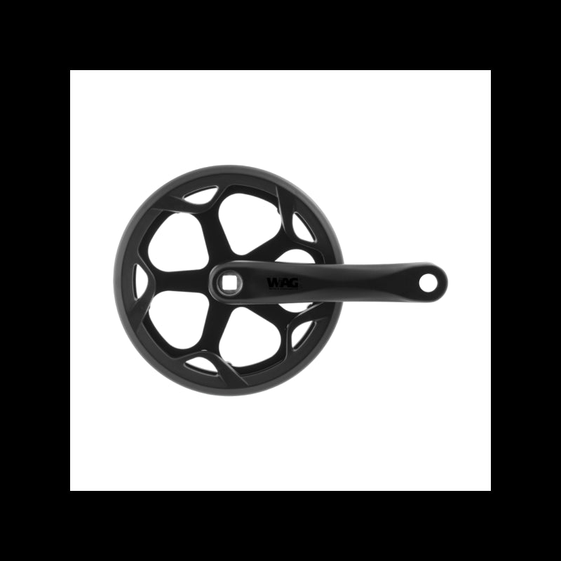 Wag Guarnitura Fat Bike 46D / 165mm Alluminio Black