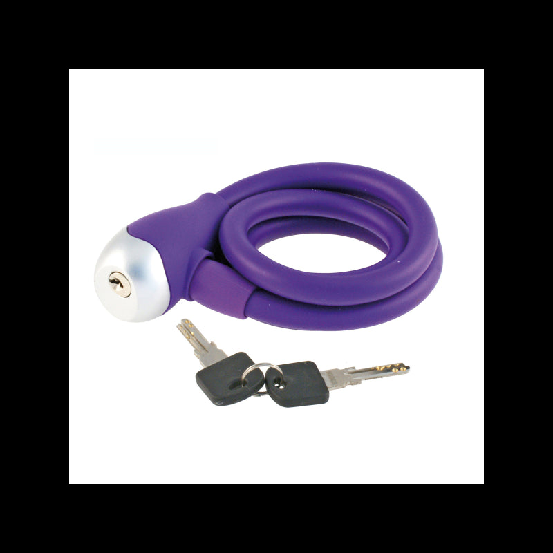 Wag Lucchetto Cavo Spirale Silicon Ø 12 Viola
