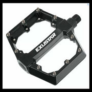 Exustar Pedali Flat Alluminio Black