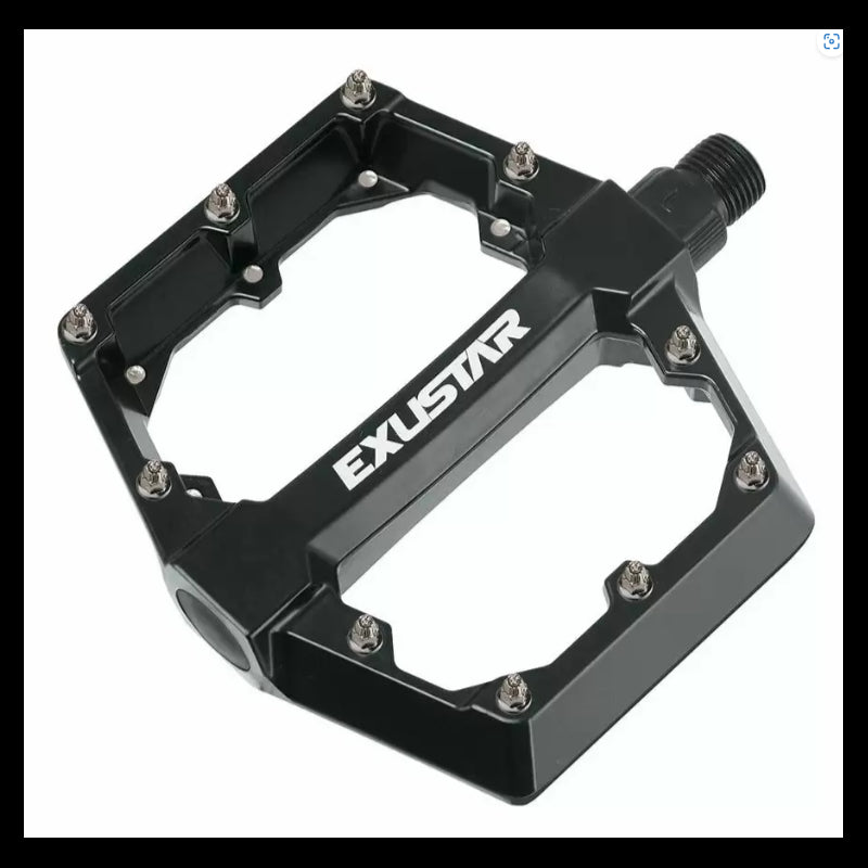 Exustar Pedali Flat Alluminio Black