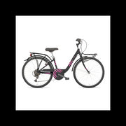 Myland Bici City Vicolo 26.2'' 6v Nero/Fucsia