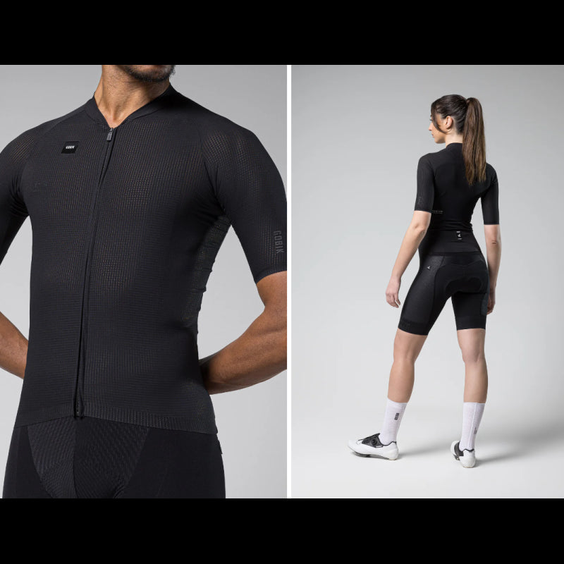 Gobik Maglia Estiva Phantom Unisex Jet Nero
