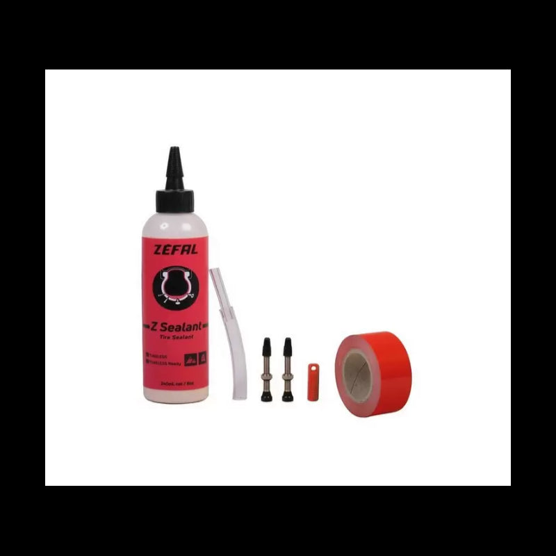 Zefal Kit Tubeless Nastro 20mm x 9m + Sigillante Z-Sealant + Valvole