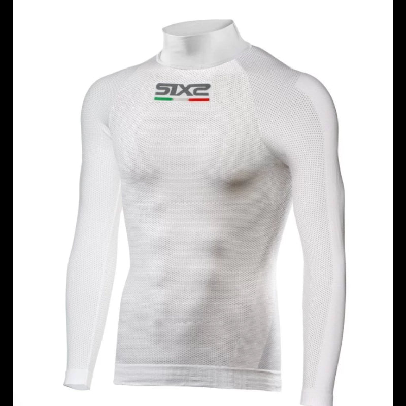 Sixs Intimo Lupetto Manica Lunga Bianco Carbon
