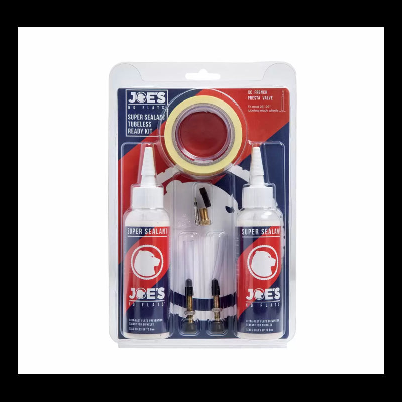 Joe's No Flats Kit Tubless Ready 21mm + V. Presta 48mm