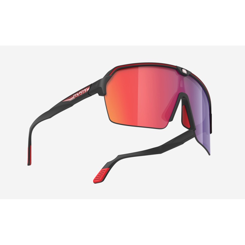 Rudy Project Occhiali Spinshield Air Black Matte Multilaser Red