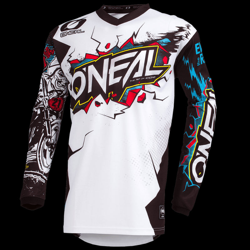 O'Neal Maglia Element Villain Bianco
