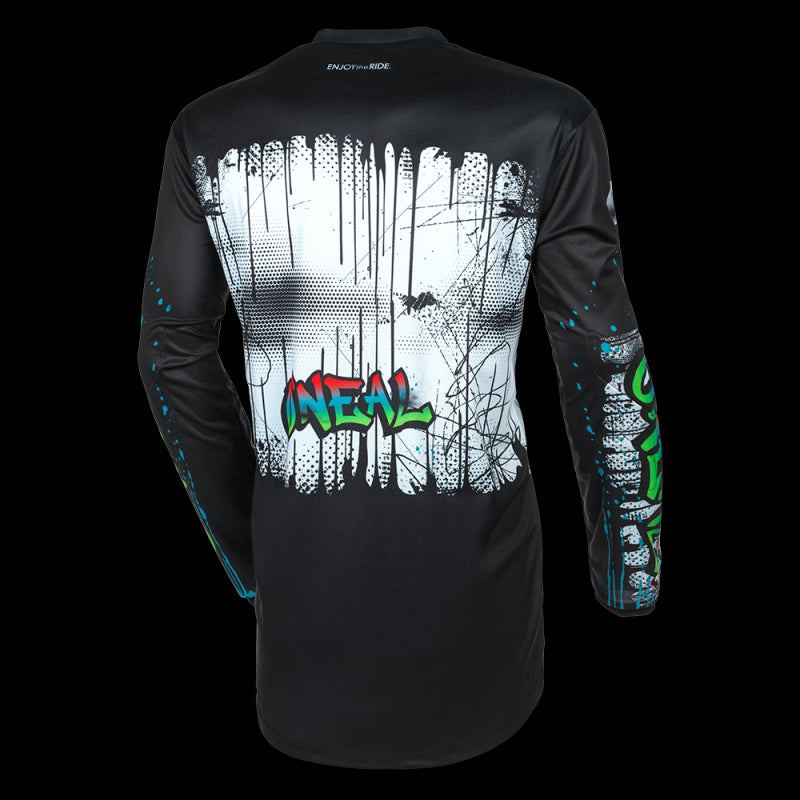 O'Neal Maglia Element Rancid V.24 Nero/Bianco