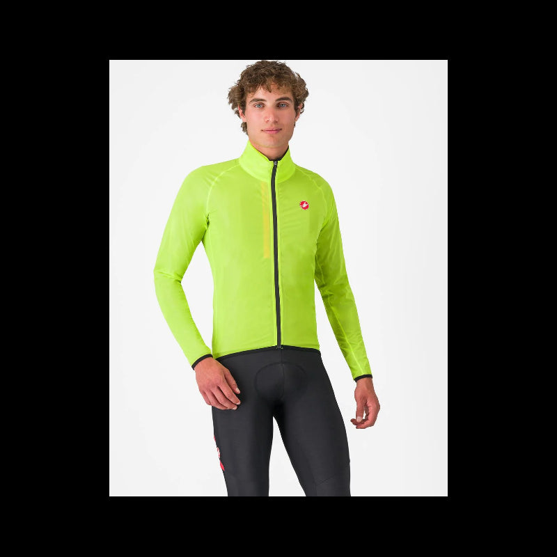 Castelli Mantellina Squall Shell Jacket Giallo