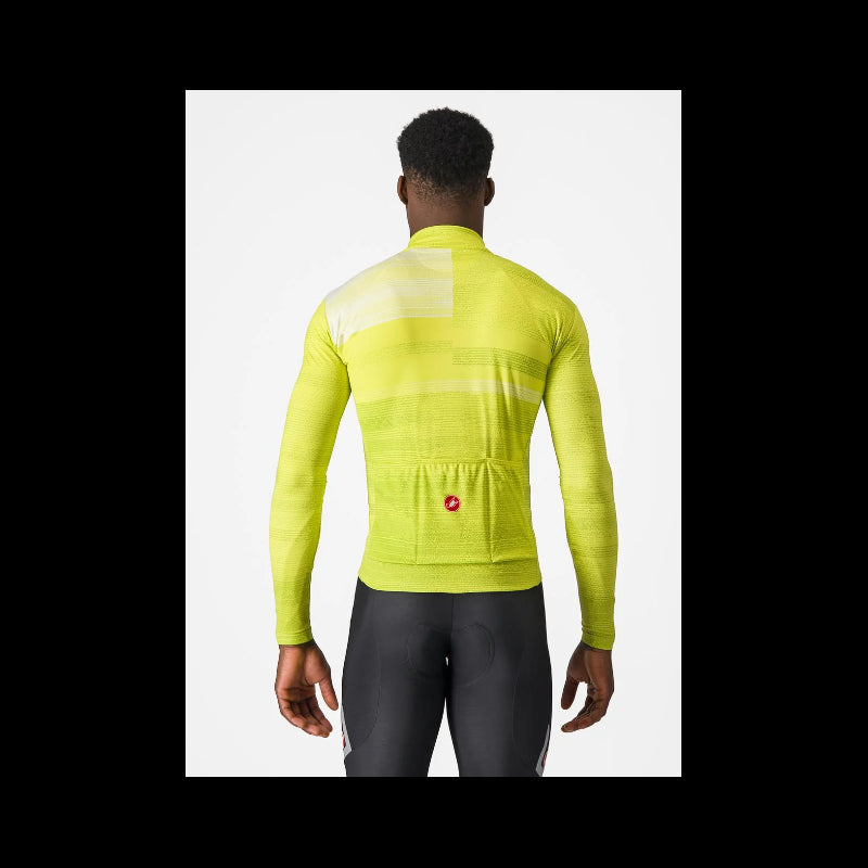 Castelli Maglia Invernale Collapse Giallo/Bianco