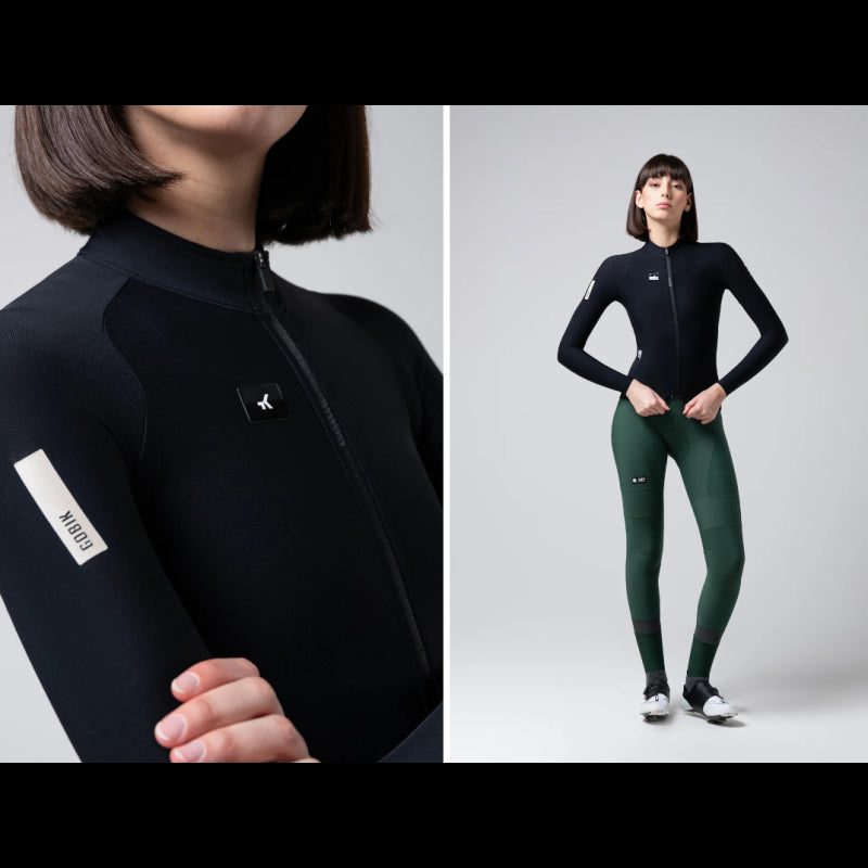 Gobik Maglia Invernale Pacer Solid 2.0 Donna Jasper Nero