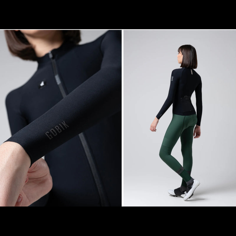 Gobik Maglia Invernale Pacer Solid 2.0 Donna Jasper Nero