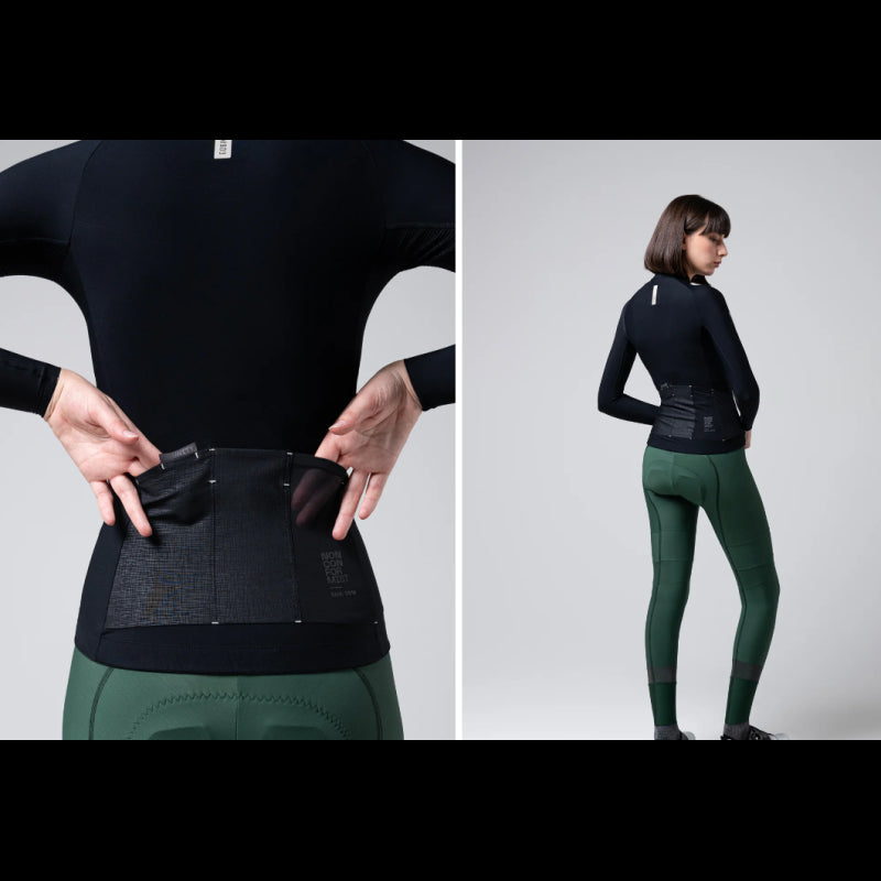 Gobik Maglia Invernale Pacer Solid 2.0 Donna Jasper Nero