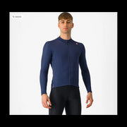 Castelli Maglia Invernale Espresso Thermal Belgian Blu