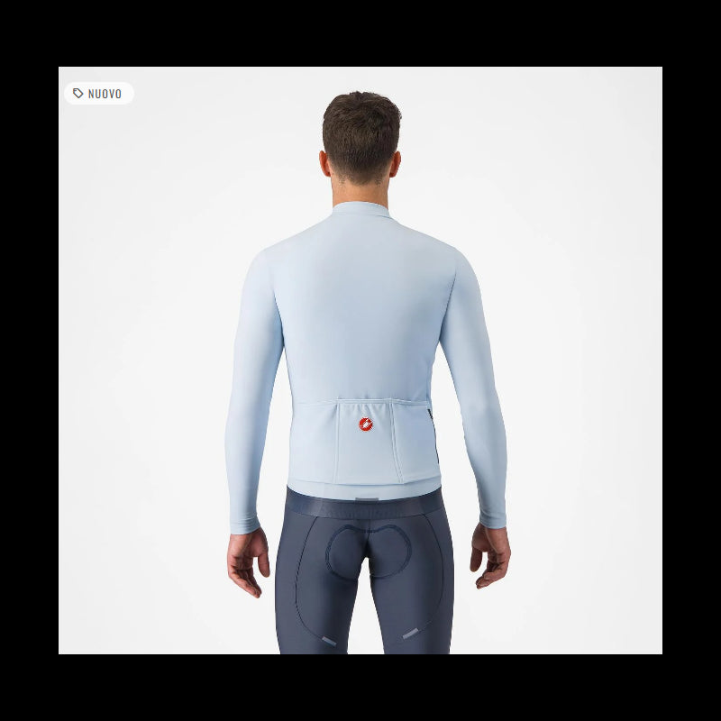 Castelli Maglia Invernale Espresso Thermal Sky/Grigio