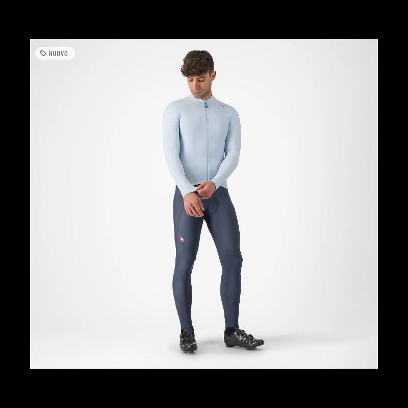 Castelli Maglia Invernale Espresso Thermal Sky/Grigio